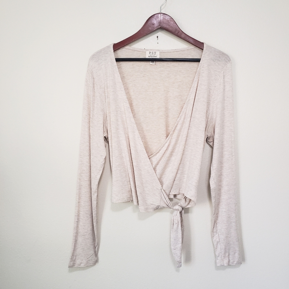 NWOT Pst by los angeles social T long sleeve XL